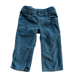 10/20$ GAP blue corduroy baby pants size 18-24 months